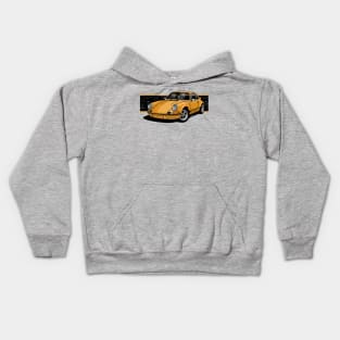 Drawing of the classic german sporst car Kids Hoodie